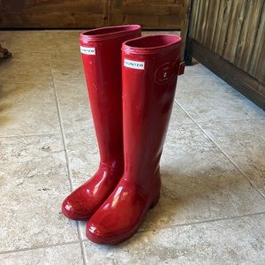 Hunter rubber boots